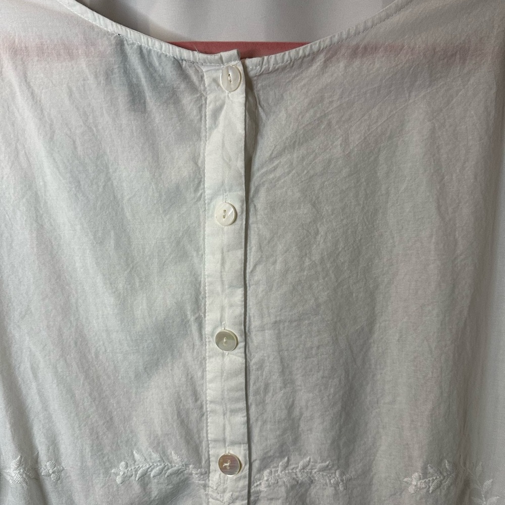 Cynthia Rowley White Lace Trim Top - Picture 13 of 14